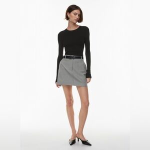 Aritzia Chisel Skirt Gray